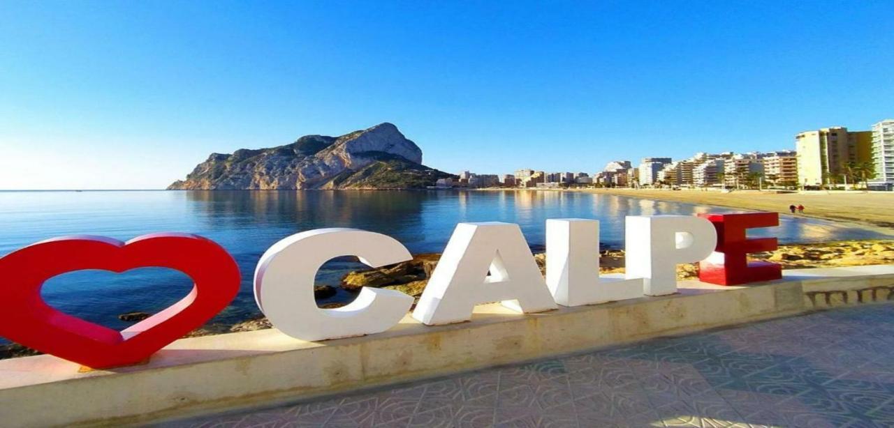 Moderno Apartamento Con Vistas Al Mar Calpe Luaran gambar